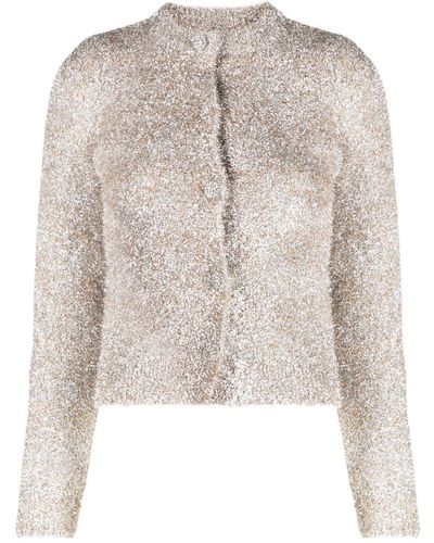 ROTATE BIRGER CHRISTENSEN Cardigan en maille fine - Neutre