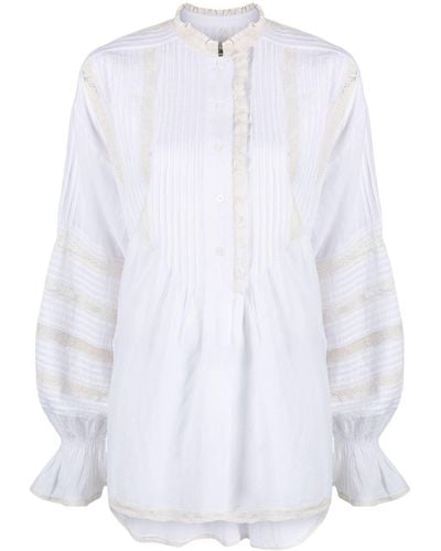 Zadig & Voltaire Broderie Anglaise Blouse - White