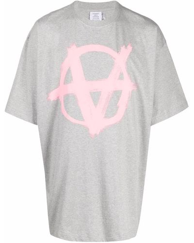 Vetements Anarchy Tシャツ - グレー