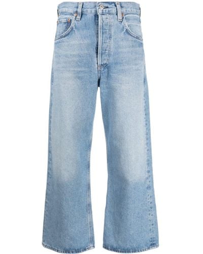 Citizens of Humanity Weite Gaucho Taillenjeans - Blau
