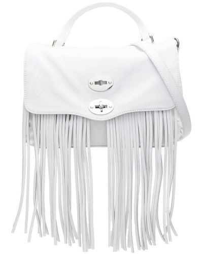 Zanellato Postina Valmarana S Leather Tote Bag - White