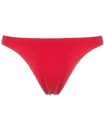 Bondeye Bound Seersucker Bikini Bottoms - Red