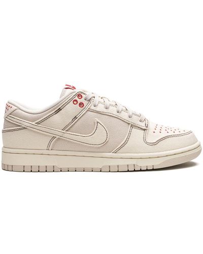 Nike Dunk Low Shashiko "light Orewood Brown" Sneakers - Natural