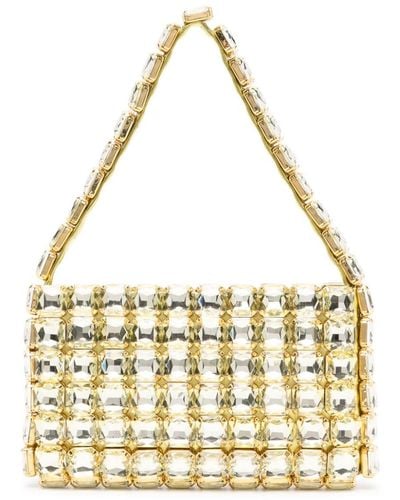 Vanina Sonnette Crystal-embellished Tote Bag - Metallic