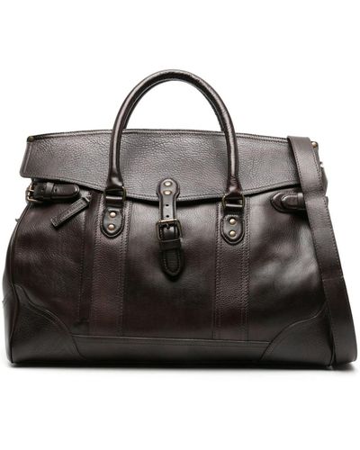 Officine Creative Rare 42 Leather Holdall Bag - Black
