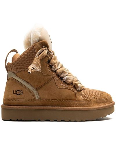 UGG Highmel Lace-up Suede Trainers - Brown