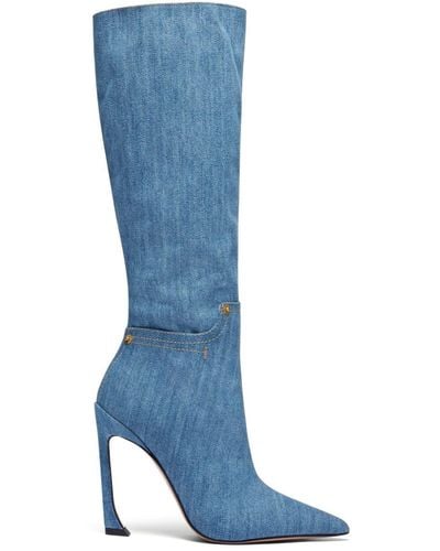 Piferi Nadja Denim Knee-high Boots - Blue