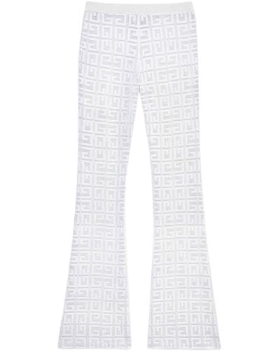 Givenchy Ausgestellte Hose - Weiß