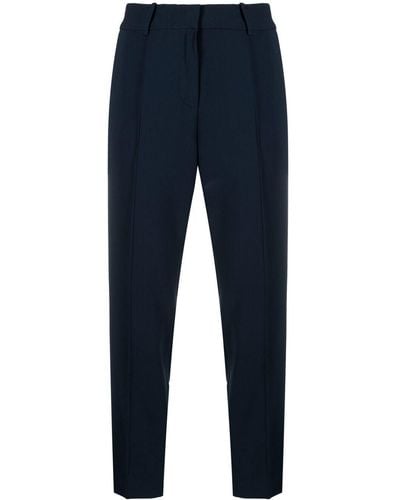 MICHAEL Michael Kors High-waisted Cropped Trousers - Blue