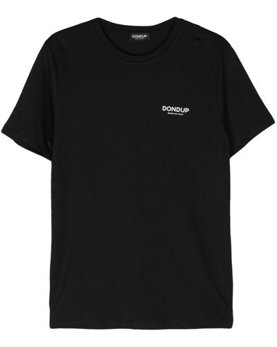 Dondup T-shirt con stampa - Nero
