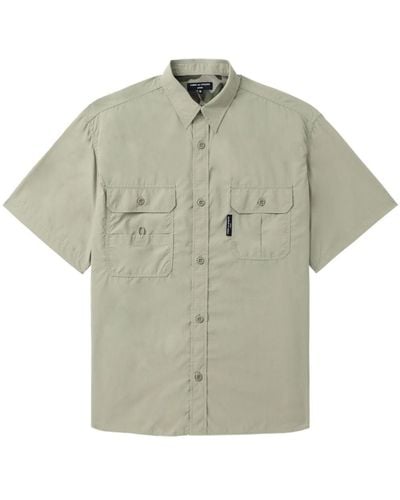 Comme des Garçons Logo-tag Short-sleeve Shirt - Green