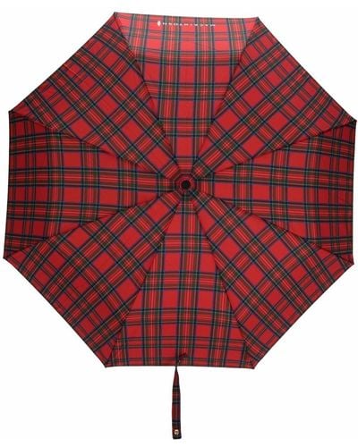 Mackintosh Ayr Automatik-Regenschirm - Rot