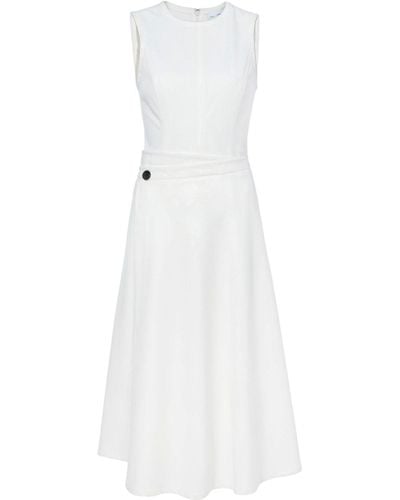 Proenza Schouler Ivy Wrap Dress - White