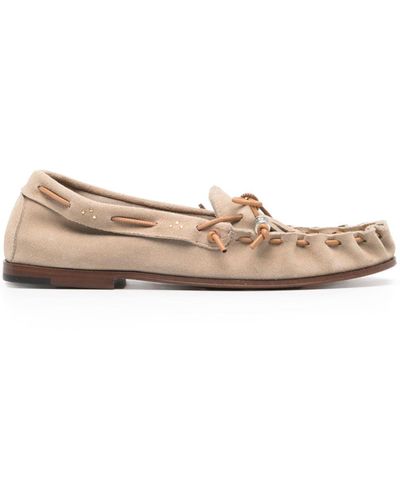 Henderson Salina Suede Loafers - Natural
