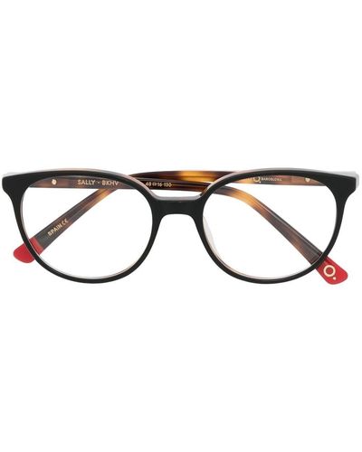 Etnia Barcelona Brille mit rundem Gestell - Braun