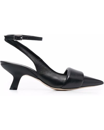 Vic Matié Pointed Toe Court Shoes - Black