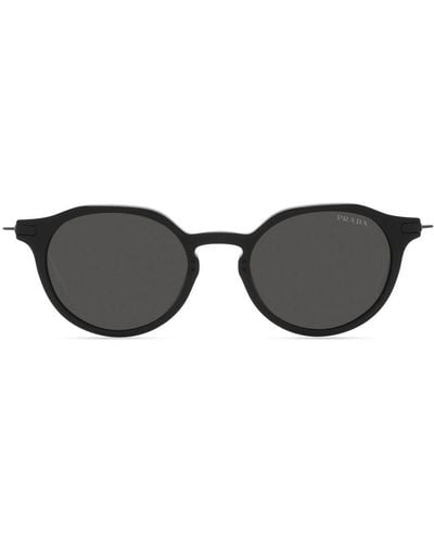 Prada Gafas de sol PR 12YS con montura redonda - Negro