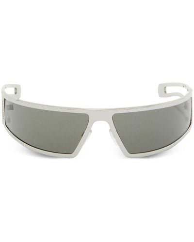 Ambush Gamma Shield-frame Sunglasses - Grey