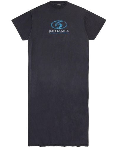 Balenciaga Surfer Tシャツワンピース - ブルー