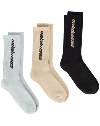 Yeezy 'Calabasas' Socken-Set - Schwarz