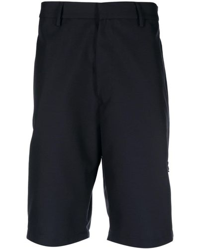 Lardini Logo-patch Bermuda Shorts - Blue