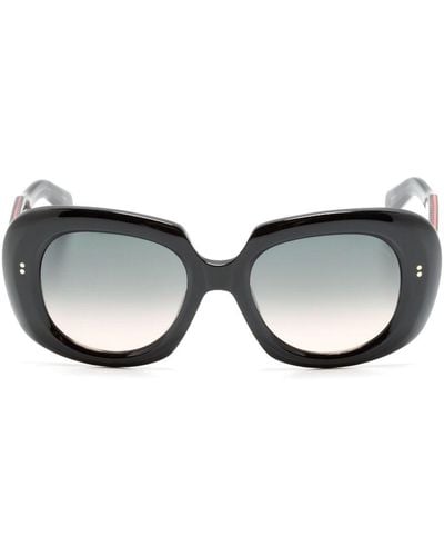 Cutler and Gross Oversized-Sonnenbrille mit Farbverlauf - Schwarz