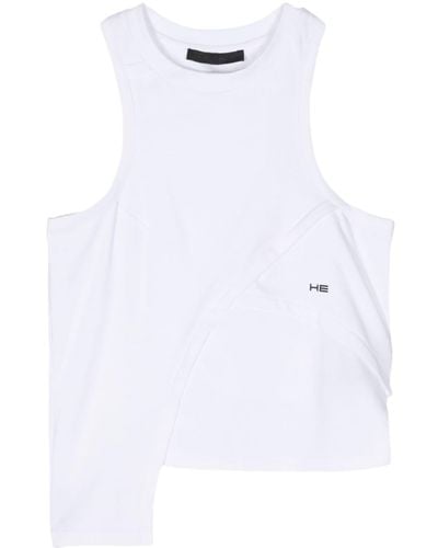 HELIOT EMIL Layered cropped tank top - Weiß