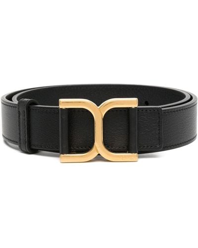 Chloé Marcie Leather Belt - Black