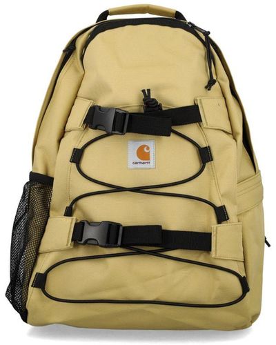 Carhartt Kickflip Logo-Appliqué Backpack - Yellow