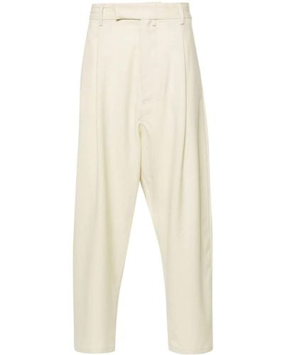 Mordecai Pantalones de lana - Blanco