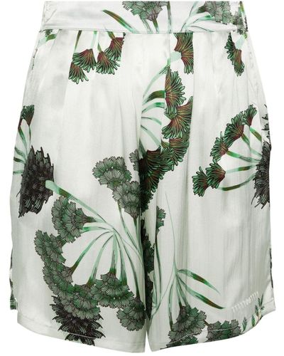 Societe Anonyme 50/50 Floral-print Shorts - Green