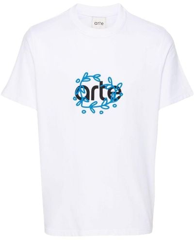 Arte' Teo コットン Tシャツ - ホワイト