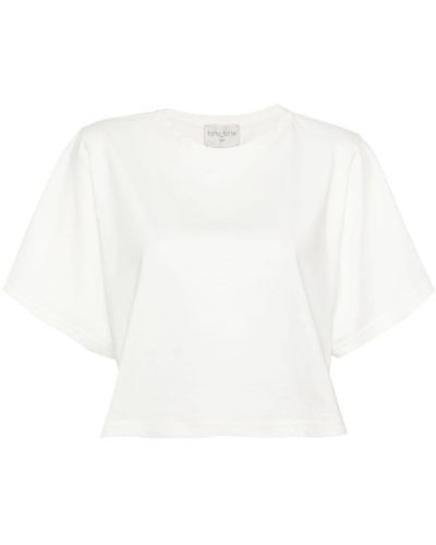 Forte Forte T-shirt crop - Bianco