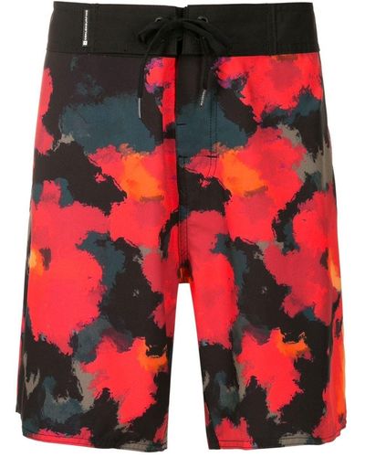 Osklen Shorts Met Print - Rood