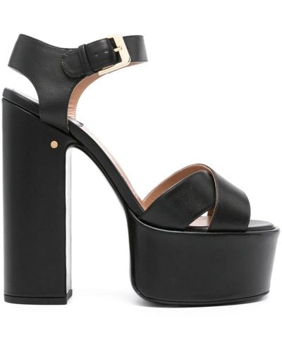 Laurence Dacade Rosella 150mm Leather Sandals - Black