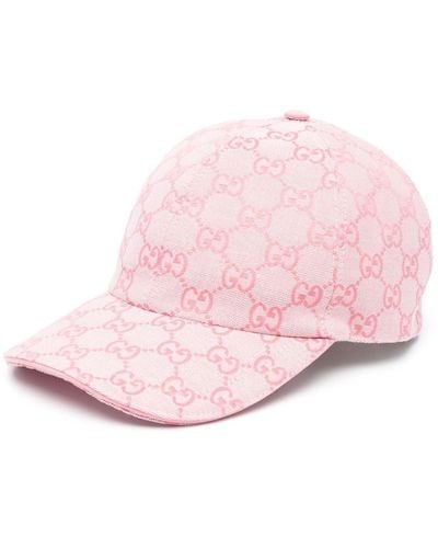 Gucci GG Canvas Baseball Hat - Pink