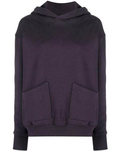 Maison Margiela Pouch-pockets Cotton Hoodie - Blue