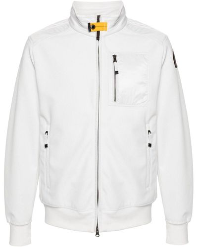 Parajumpers London Logo-patch Padded Jacket - White