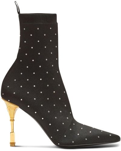 Balmain ‘Moneta’ Heeled Ankle Boots - Black