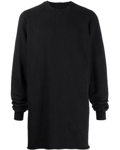Rick Owens Sweater Met Uitgesneden Details - Zwart