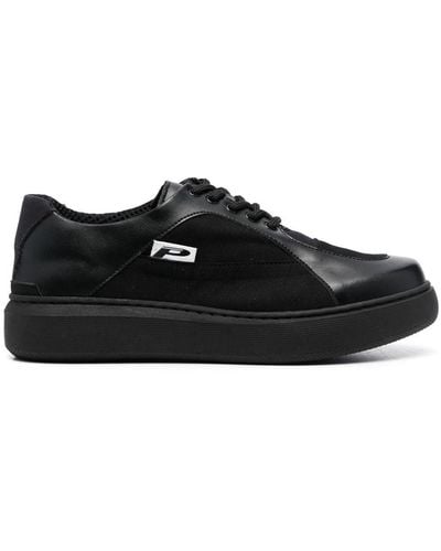 Phileo Logo-patch Low-top Sneakers - Black