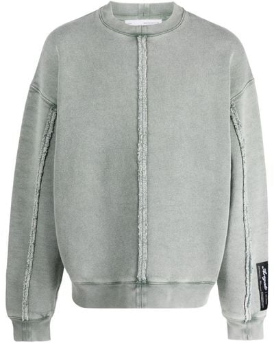 Axel Arigato Chopped Sweatshirt aus Bio-Baumwolle - Grau