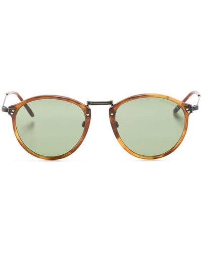 Giorgio Armani Pantos-frame Tortoiseshell Sunglasses - Brown