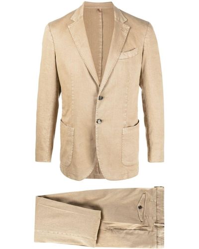 Dell'Oglio Single-breasted Suit Set - Natural