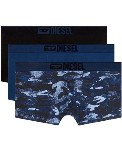 DIESEL Umbx-damien Boxers (pack Of Three) - Blue