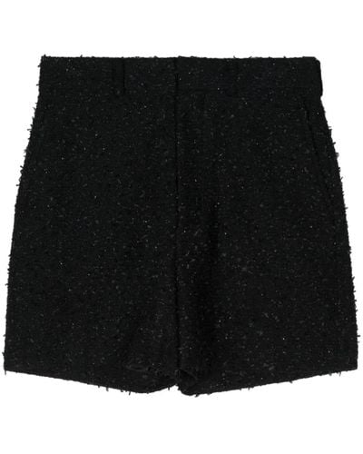 Junya Watanabe Pantalones cortos de tweed - Negro