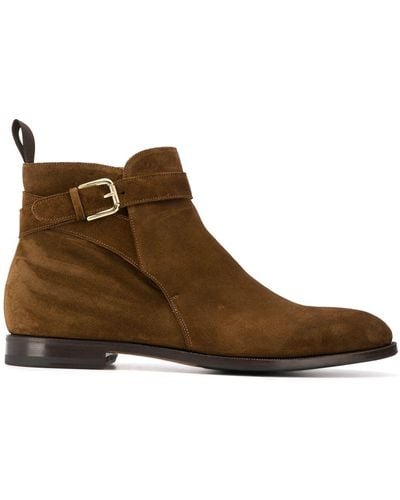 SCAROSSO Taylor Ankle Boots - Brown