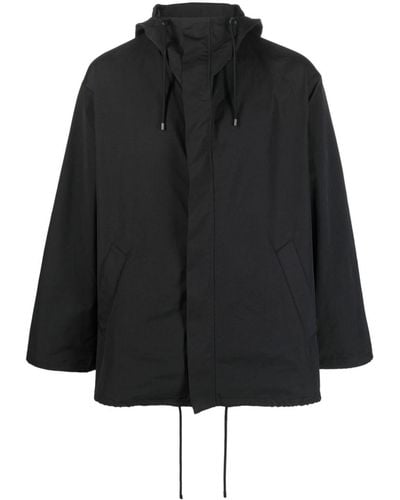 AURALEE Water-resistant Hooded Jacket - Black