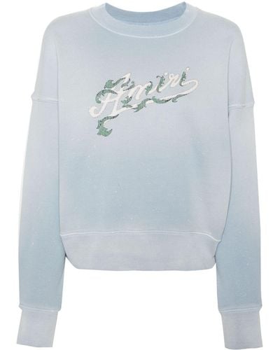 Amiri Cropped Sweater - Blauw