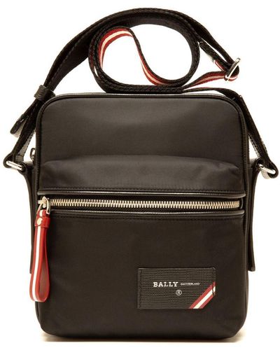 Bally Fara レザーショルダーバッグ - ブラック